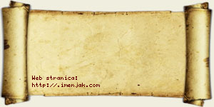 Paun Jakupi vizit kartica